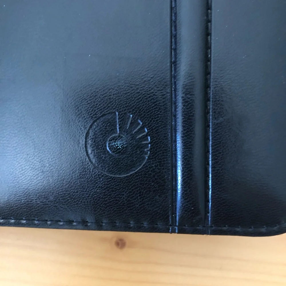 Rolodex Black Leather Business Card Organizer